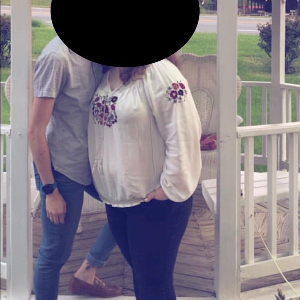 NINE WEST Long Sleeve Blouse